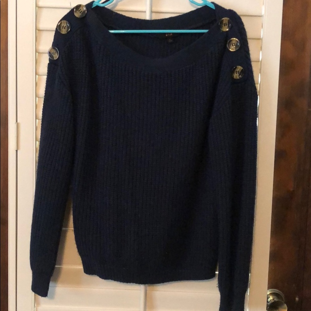 Navy blue sweater